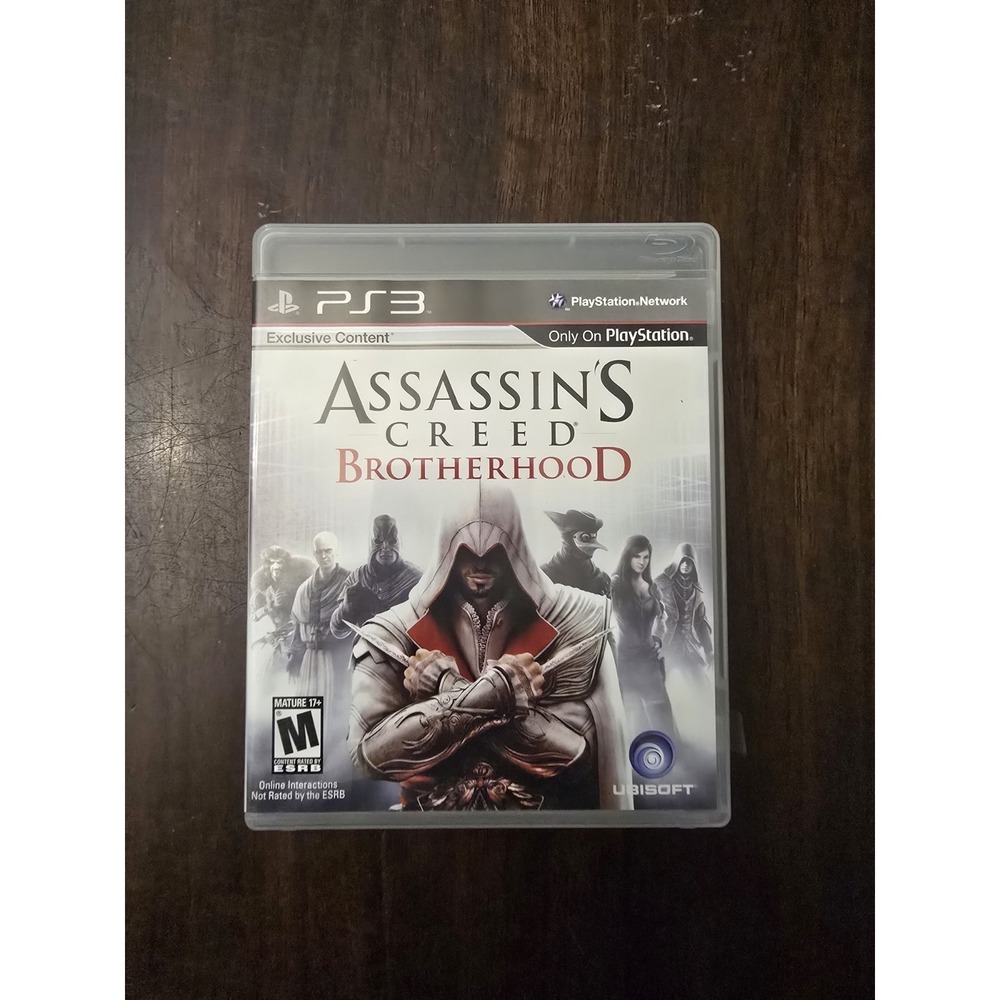 Assassins Creed Brotherhood (Sony PlayStation PS3, 2010) CIB & Tested